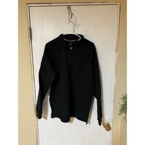 Black 5.11 Tactical Quarter Zip Sweatshirt Size Large